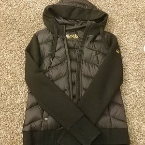 Stylish Black Michael Kors Puff Down Jacket